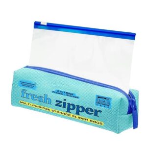 GREENTWISH Fresh Zipper Multi-Purpose Storage Slider Bags | zip lock bags for food storage | BPA Free
