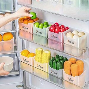 6 fridge storage boxes multipurpose containers for storage Side Door Organizer for fridge kitchen Storage