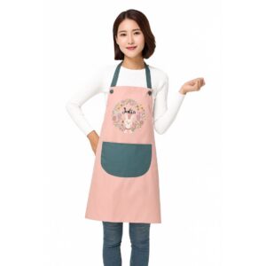 AMPIXI Waterproof Kitchen Linens for Women & Men – Unisex Cooking Apron with Large Pocket