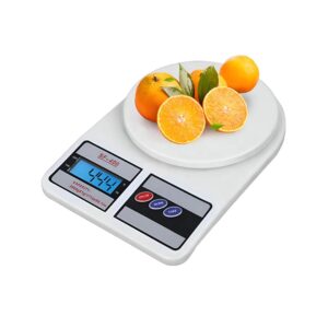 AMPIXI Digital Kitchen Scale 10kg x 1g – Electronic Food Weighing Machine with LCD Display and Home Use