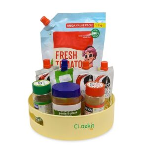 360° Rotating Organizer Tray | Multi-Purpose Turntable for Kitchen & Pantry Storage | Space-Saving