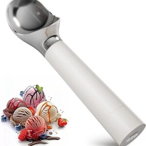 Heated Ice Cream Scoop, Rechargeable Electric Scooper for Hard IceCream, Self Warming Spoon Max