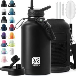 Insulated Water Bottle | Thickened Stainless Steel Vacuum Metal | Portable Sports BPA-Free 64 oz