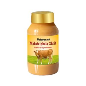 Mahatriphala Ghrita - 100g | Ayurvedic Eye Care Formula with Triphala | Vasak & Nilophar for Overall Eye