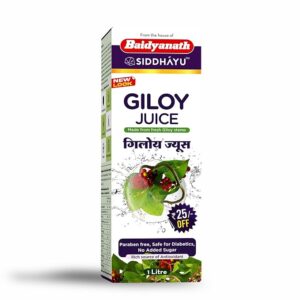 Asli Ayurved Giloy Juice - 1 L | Ayurvedic Herbal Juice with Giloy (Guduchi) | Helps Boost Immunity