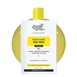 Brightening Body Wash | Vitamin C Bodywash for Glowing Skin | Fades Dark Spots | Evens out Skin Tone